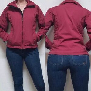 𝅺VINTAGE Oakley Red Filled Spell Out Snowboard Coat